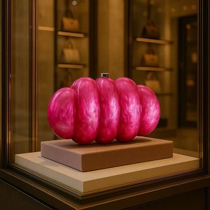 Borse a tracolla 2026 a forma di nuvola, pochette in acrilico, borse a tracolla effetto marmo, borse da sera uniche da <span class=keywords><strong>donna</strong></span>, borse a tracolla con catena, borse a mano effetto marmo - Product Image 3