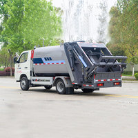 Camion à ordures électrique compacteur Foton 4x2 de 5,8 mètres cubes, directement de l'usine, petit compacteur de déchets électrique pour le nettoyage des parcs