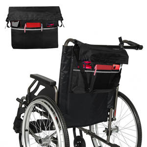 Sacs de rangement suspendus personnalisés pour fauteuils roulants Sacs en polyester de grande capacité pour fauteuils roulants avec poignée Sac à dos pour fauteuils roulants - Product Image 1