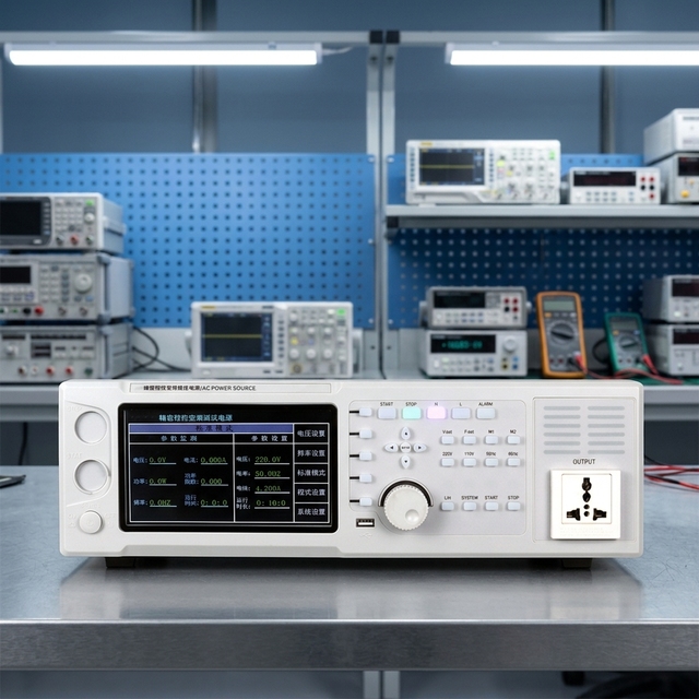 MYAMi Single Phase Programmable Variable Frequency AC Power Supply Adjustable 0-300V 45-400Hz 500VA 1KVA 2KVA 3KVA for Industry