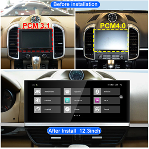 STWEI per Porsche <span class=keywords><strong>Cayenne</strong></span> 2010-2017 Autoradio Multimediale da 12,3 Pollici Android 14 4G WiFi Carplay PGS Stereo Navigazione - Product Image 3