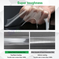 Film de protection de peinture auto-cicatrisant hydrophile TPU PPF Lubrizol 10 Mil, anti-jaunissement, résistant aux rayures, rouleau de 1,52x15M, OEM