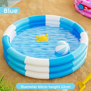 Piscina Inflable de PVC de Tres Anillos Reforzada <span class=keywords><strong>para</strong></span> Juegos Acuáticos Familiares, <span class=keywords><strong>Baño</strong></span> de Bebés y Uso Plegable al Aire Libre - Product Image 2