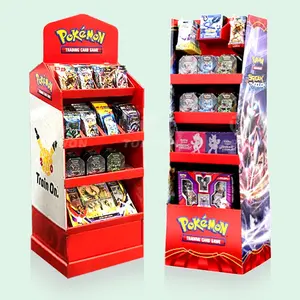 Custom Retail Portable Pos Floor Cardboard Display Stand For Toy