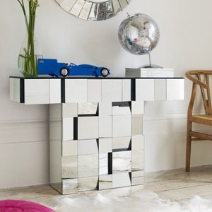 Hot Bán Nhân Đôi Thiên Thần Facet Thiết Kế Bàn Trang Điểm Với Tường Gương - Product Image 3