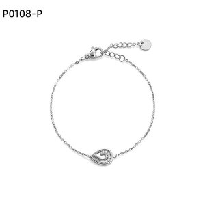 Bracelet à la mode avec zircone P0108 pour femmes, bijoux de haute qualité - Product Image 1
