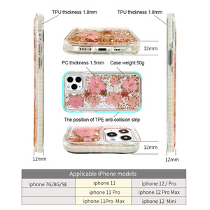 Bon marché, étui en <span class=keywords><strong>plastique</strong></span> pour téléphone portable en résine époxy avec feuille assortie de dessins animés mignons, couverture de téléphone pour Iphone 15 14 13 12 Pro max - Product Image 3