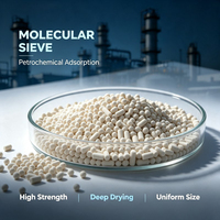Perles déshydratantes industrielles au zéolite 4A pour l'élimination de l'air, du liquide, du méthanol et de l'ammoniac