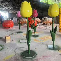 Glasfaser-Narzissen Oster-Feiertagsdekoration Blumentopf 180cm Wasserdicht für Außenbereich Hotel-Nutzung OC DECORATION