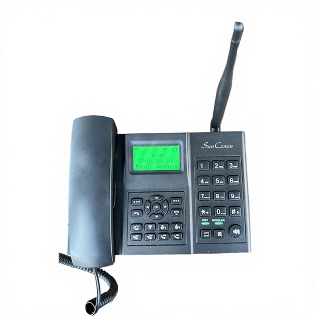 SunComm SC-9600C-4GW Fixed Wireless 4G LTE VoIP Phone with SIM Slot and WiFi Hotspot Router
