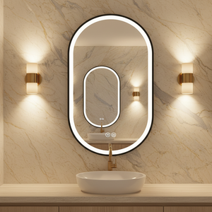 Espejo de Baño con Marco Personalizado para Hotel, Espejo con Luz, Espejo Decorativo Inteligente para el Hogar, Espejo Moderno con Decoración de Pared para Baño, Espejo LED - Product Image 6