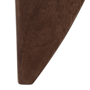 Tavolino Rotondo con Base in Legno di Mango e Piano in Pietra, Decorativo per Soggiorno e Camera da Letto in Spazi Ristretti - Product Image 6