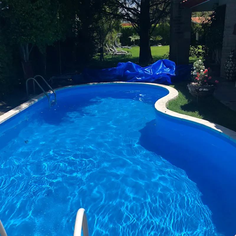 Doublure de piscine 2mm revêtement hdpe en plastique bleu de revêtement de piscine