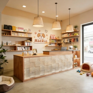 Comptoir <span class=keywords><strong>de</strong></span> bar personnalisé, bureau <span class=keywords><strong>de</strong></span> caisse, réception pour librairie, café, pâtisserie, salon <span class=keywords><strong>de</strong></span> thé, <span class=keywords><strong>taverne</strong></span>, gîte, bureau d'accueil commercial - Product Image 1