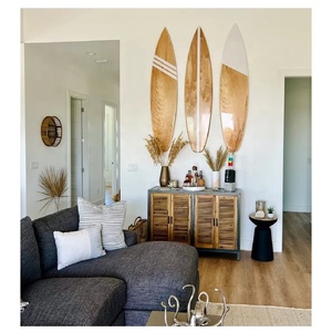 Décoration Murale Planche de Surf 'The Shore Break' en Bois ET1082 - Product Image 3