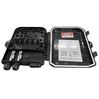 Meilleur prix noir étanche 8 cœurs NAP ODP FTB FTTH boîte de Distribution de fibre optique 1X8 PLC répartiteur bornier