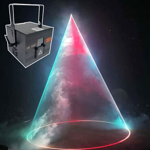 RGB Animación Boda Laser Show Beam Disco Stage DJ Luces láser con máquina de nieve Proyector Cuerpo de lámpara de aluminio - Product Image 1