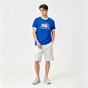 <span class=keywords><strong>เสื้อ</strong></span><span class=keywords><strong>ยืด</strong></span>ผู้ชายทรงสลิม สีสันตัดกัน แต่งลายกราฟิกวิบวับ โลโก้เรียบง่าย คุณภาพสูง ขายส่ง สำหรับผู้ชาย แบบสั่งทำ - Product Image 1