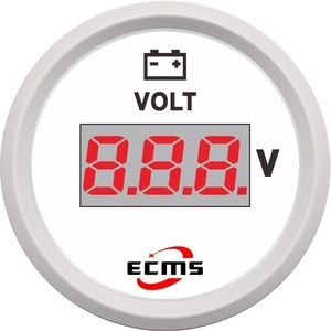 Voltmètre numérique 8-32V 52mm pour yachts, bateaux, camping-cars, voitures, véhicules modifiés, alimentation CC CA, résistance, fréquence - Product Image 3