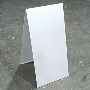 Letrero de metal personalizado para acera, de pie, exterior, cafetería, restaurante, tablero publicitario, letrero de marco de acero inoxidable - Product Image 2