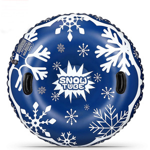 Traîneau de ski gonflable en PVC résistant au froid personnalisé, adapté aux tubes de ski d'hiver pour enfants et adultes - Product Image 1