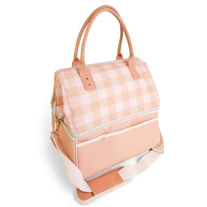 Sac isotherme isotherme à double couche de grande capacité Sac à lunch thermique Fourre-tout Stockage des aliments Pique-nique Voyage Extérieur Étanche - Product Image 6