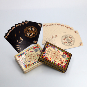 Custom Print 100% Plastic Pvc Durable Waterproof Double-Sided Playing Cards <b>Paper</b> Poker Cards with Glossy Finish Double Box Set - Product Image 1