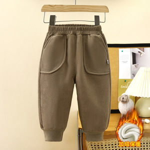 Inverno nuovi ragazzi imbottiti imbottiti da bambina caldi <span class=keywords><strong>pantaloni</strong></span> della <span class=keywords><strong>tuta</strong></span> all'ingrosso <span class=keywords><strong>pantaloni</strong></span> da jogging abbigliamento per bambini - Product Image 4