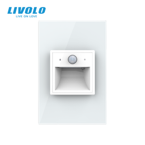 Livolo US IT Type-Panel Lumière d'escalier murale LED avec détecteur de mouvement, interrupteur mural d'angle, couleur réglable pour couloir et villa - Product Image 2