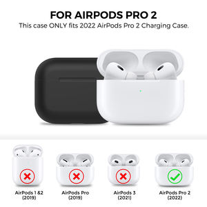 USENGKA étui en Silicone de qualité supérieure pour <span class=keywords><strong>AirPods</strong></span> Pro 2e génération housse d'écouteurs antichoc pour <span class=keywords><strong>AirPods</strong></span> Pro - Product Image 3