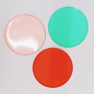 DAMAI Special Shaped Colorful 9inch Birthday Party <b>Tableware</b> Plain Colour <b>Disposable</b> Party Paper Plate - Product Image 5