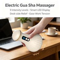 Appareil de massage électrique Gua Sha chauffant à ventouse, grattoir de massage détoxifiant, relaxation, soulagement de la douleur, rechargeable, portable, unisexe, spa