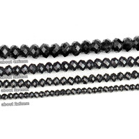 Perles de pierres précieuses naturelles facettées, petites et minuscules, en forme de rondelle, perles de cristal taillées en rondelle pour la fabrication de bijoux 3x4mm, brin de 15 pouces