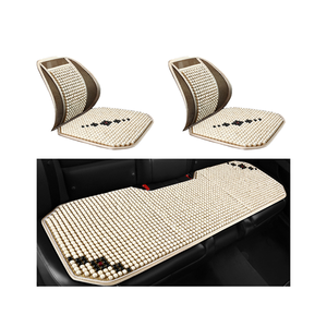 Xiangta Universel <span class=keywords><strong>De</strong></span> Luxe Classique 5 Sièges Étanche En Bois Perle Housse <span class=keywords><strong>De</strong></span> Siège Protection En Cuir PU Asiento <span class=keywords><strong>de</strong></span> coche - Product Image 2