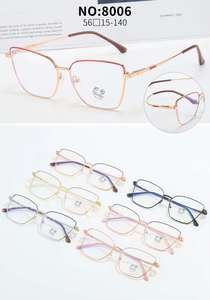 8006 kustom cahaya biru memblokir pegas engsel fleksibel berengsel bingkai kacamata optik - Product Image 5