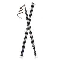 Crayon à sourcils double embout ultra-fin de 1,5 mm, imperméable, longue tenue, anti-bavures, facile à appliquer
