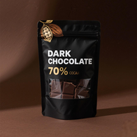 Sac à fermeture éclair debout personnalisé sac casse-croûte pop-corn chocolat écrou pochette d'emballage Doypack de qualité alimentaire à encoche déchirure
