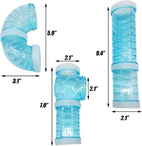 Diy Diverse Duurzame Huisdier Speelgoed Luxe Hamster Tube <span class=keywords><strong>Tunnel</strong></span> Voor Muis Hamster Of Andere Kleine Dieren Te Oefenen En Te Spelen - Product Image 6