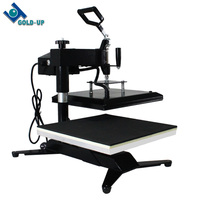 Máquina de Impresión por Sublimación Manual con Prensa de Calor, 110/220V, Certificación CE SGS, Área de 380x380mm, Multicolor, Fácil de Operar, para Productos Planos