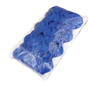 Ruban zigzag de haute qualité 100% polyester, largeur <span class=keywords><strong>2</strong></span>,5 cm, bordure en dentelle zigzag - Product Image 5