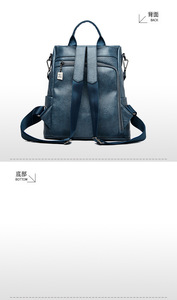 Mochila para mujer, mochilas escolares multifunción para adolescentes, bolso para niñas, mochilas de viaje de cuero Pu para mujer - Product Image 5