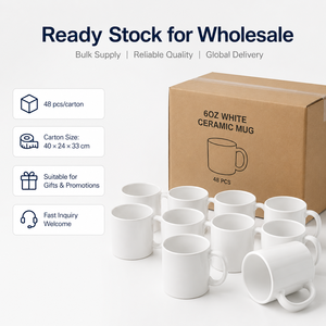 Exquisito Vaso Pequeño de Porcelana Ligera con Opción de Impresión Personalizada para Espresso, Café, Té y Salsas de Postre - Product Image 5