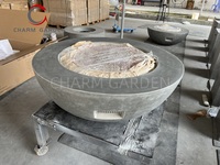 Cheminée à l'éthanol bio Bol à feu portable avec pierres Table de foyer intérieur à l'éthanol