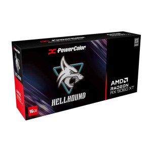 Tarjeta Gráfica Dedicada para Juegos PowerColor RADEON 9060XT Hellhound 16G, Tarjeta Gráfica para Juegos PowerColor Radeon 9060 16G - Product Image 1