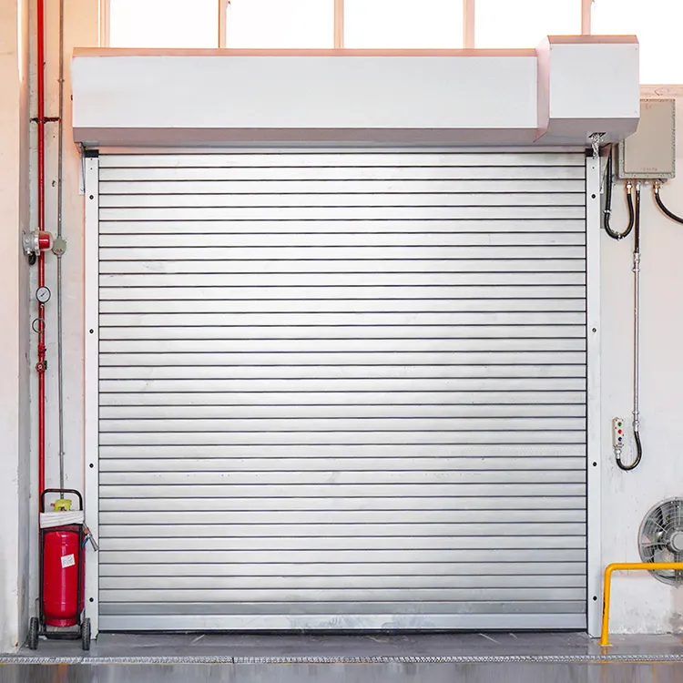 सस्ते थोक औद्योगिक इलेक्ट्रिक गैल्वेनाइज्ड स्टेनलेस स्टील धातु रोलिंग दरवाजे रोलर शटर दरवाजा