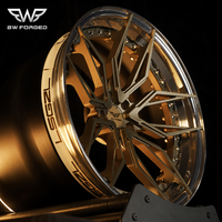 Velg Mobil BW Custom Deep Dish 2 Piece Forged 19 20 21 22 24 Inch Aluminium Alloy Bronze 5x127 5x130 untuk Mercedes-Benz