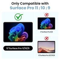 Prix d'usine Omnpak pour Microsoft Surface Pro 11/10/9, étui de protection robuste avec sangle de maintien