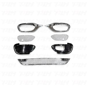 Vente en gros Nouveau remplacement de calandre de voiture en ABS pour pare-chocs avant et galvanoplastie pour classe S W223 S480 <span class=keywords><strong>S580</strong></span> à S680 - Product Image 2