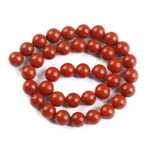 Cuentas De Piedras Preciosas 4MM 6MM 8MM 10MM Red Stone Beads DIY Crafts Loose Beads Jewelry Making