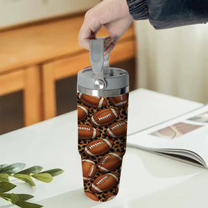 Nfl कस्टम uv मुद्रित 30oz स्टेनलेस स्टील टंबलर आरामदायक फुटबॉल कप पर्यावरण के अनुकूल संयुक्त 2 दिन शिपिंग - Product Image 5